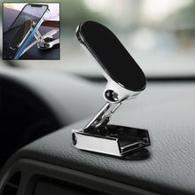 6102 360 Degree Rotating Magnetic Car Phone Holder  Metal Folding Car Phone Holder  New Alloy Folding Magnetic Car Phone Holder (Pack Of 1)